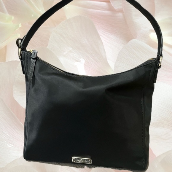 Kate Spade Nylon Purse, Leather Strap, Black - Picture 8 of 11